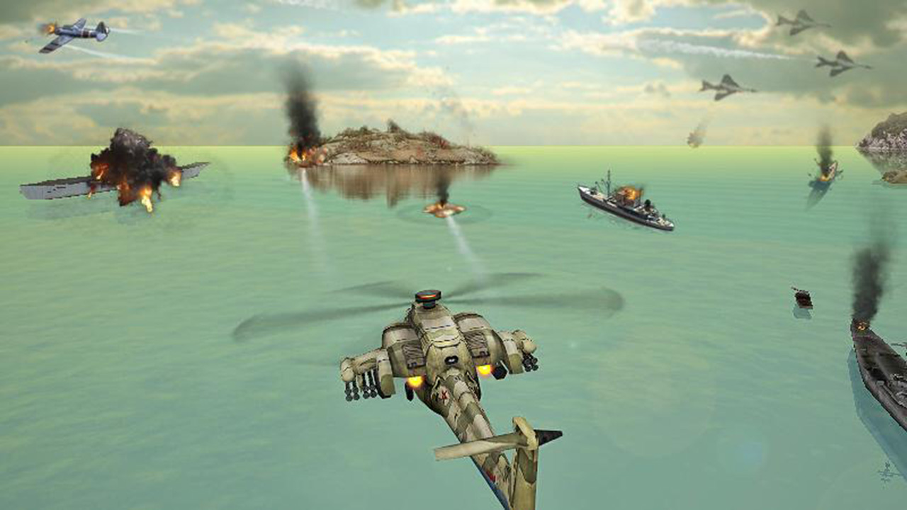 شاشة Gunship Strike 3D 1