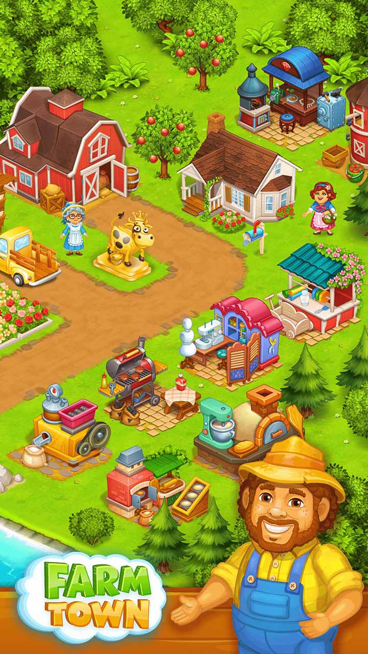 شاشة Farm Town 1