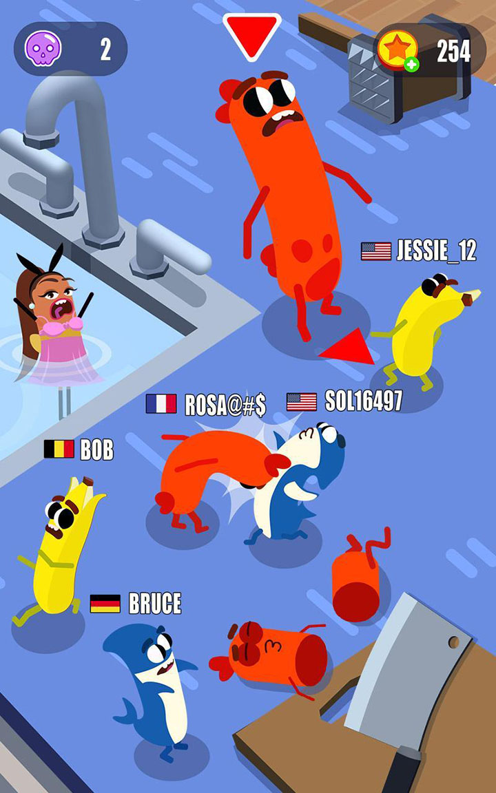 شاشة Sausage Wars io 1
