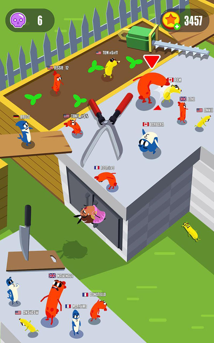 شاشة Sausage Wars io 3