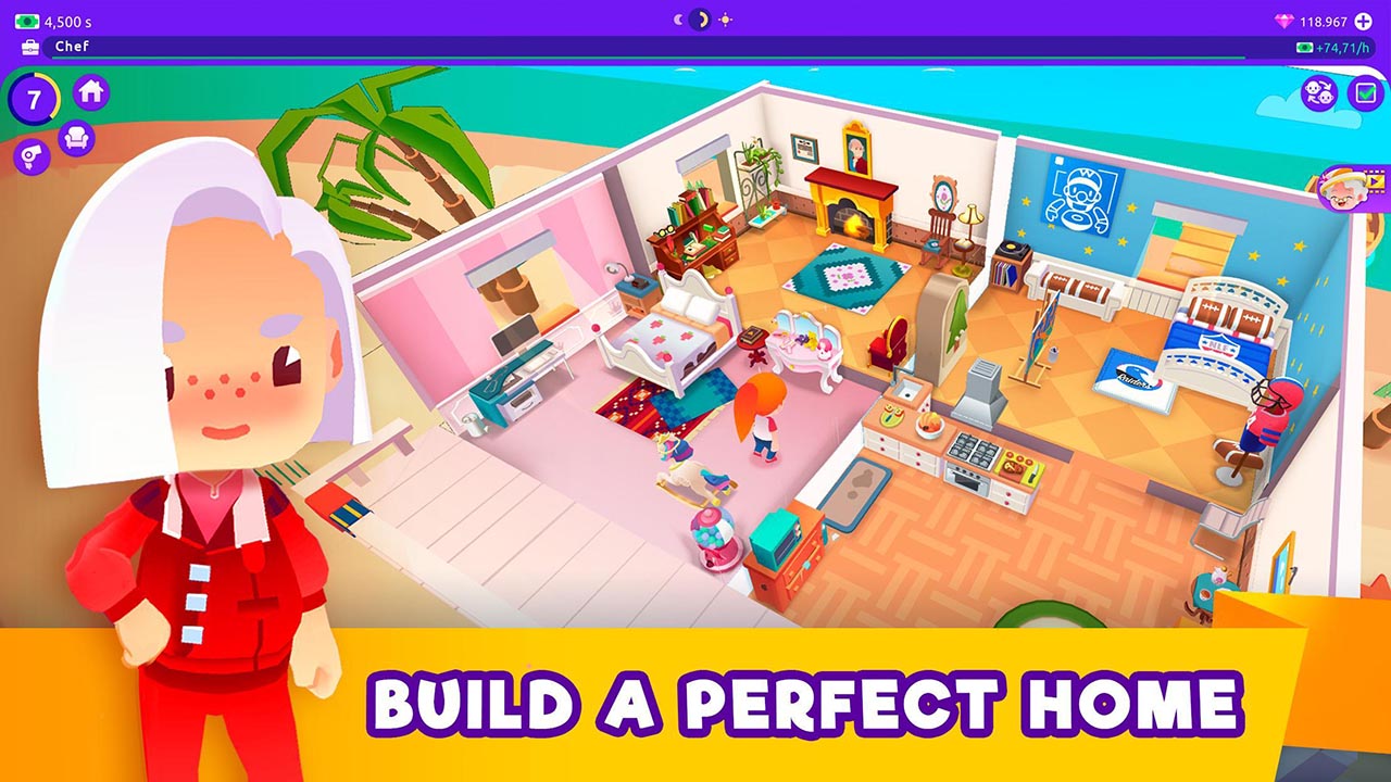 شاشة Idle Life Sim 0
