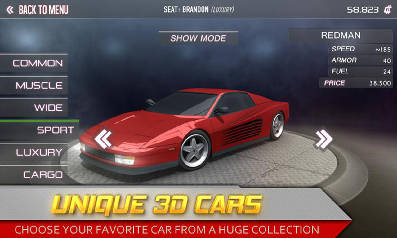 شاشة Streets Unlimited 3D 3