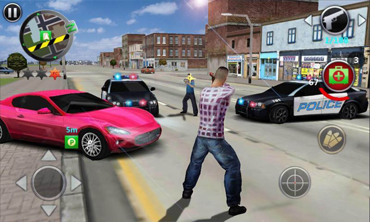 شاشة Grand Gangsters 3D 0