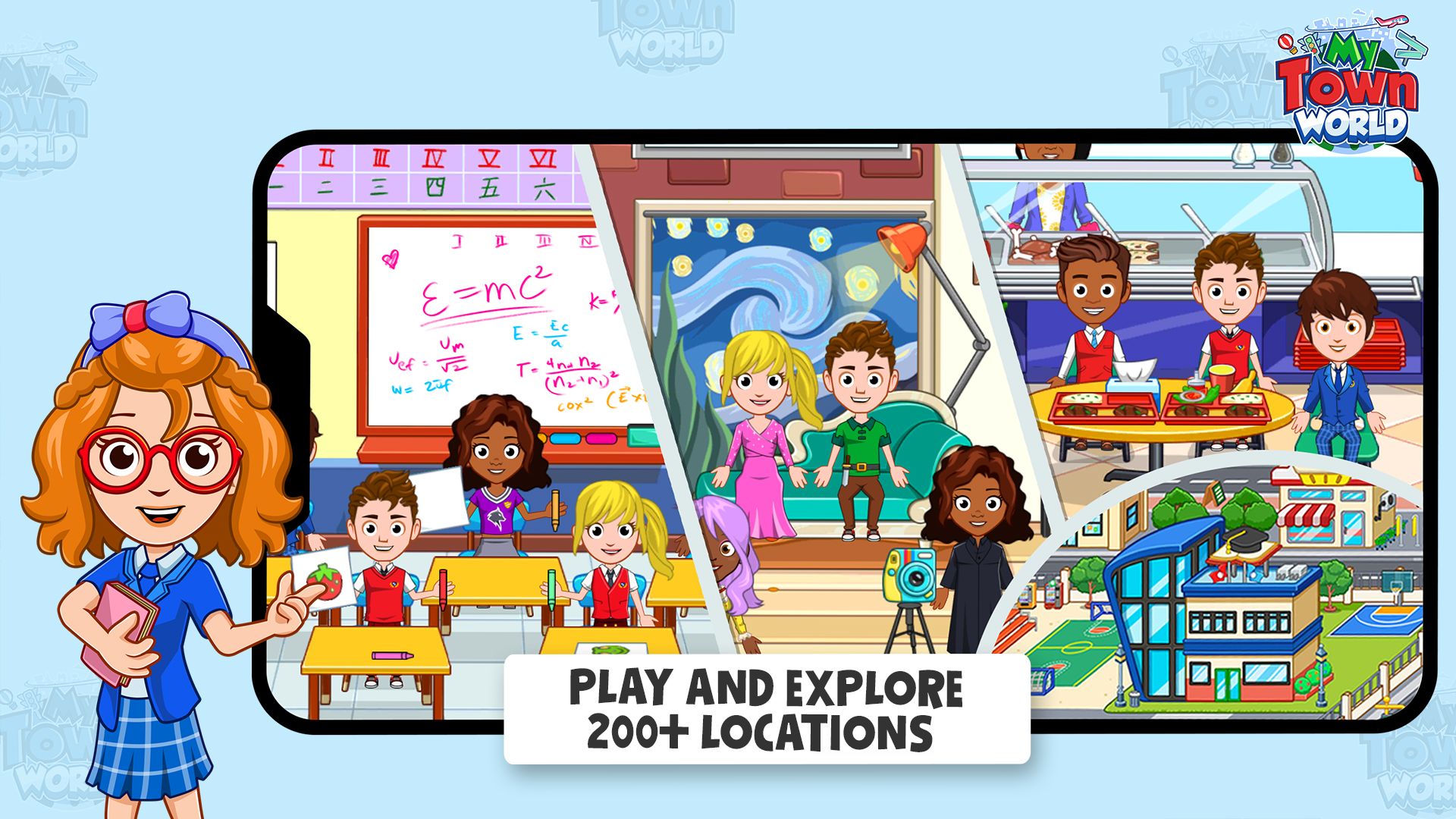 شاشة My Town World 4