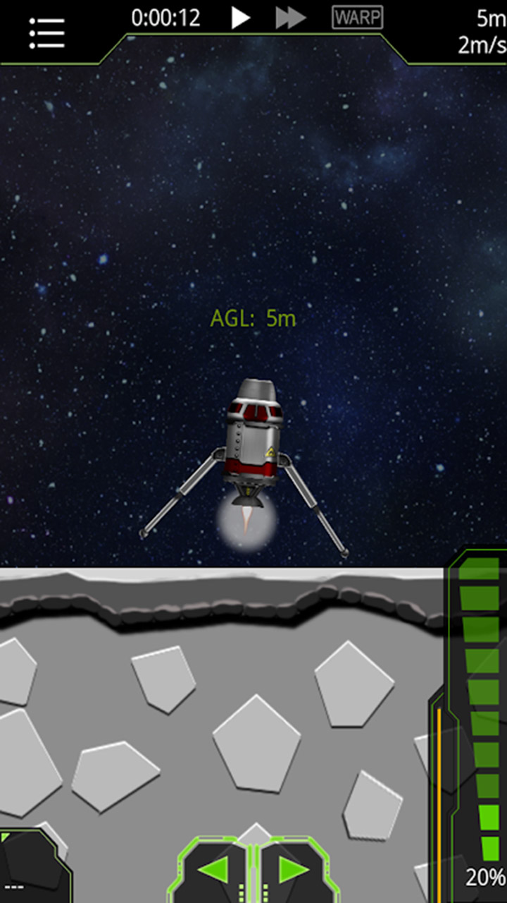 شاشة SimpleRockets 4