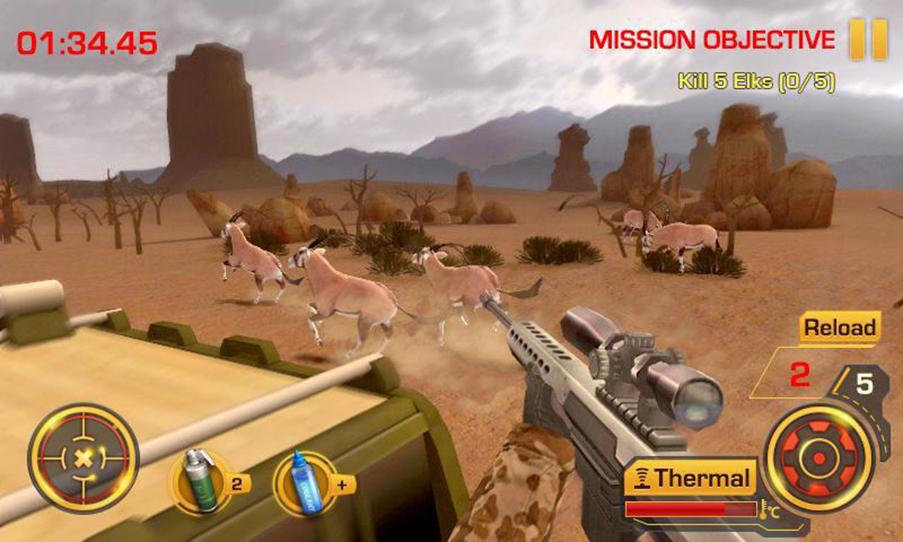 شاشة Wild Hunter 3D 0
