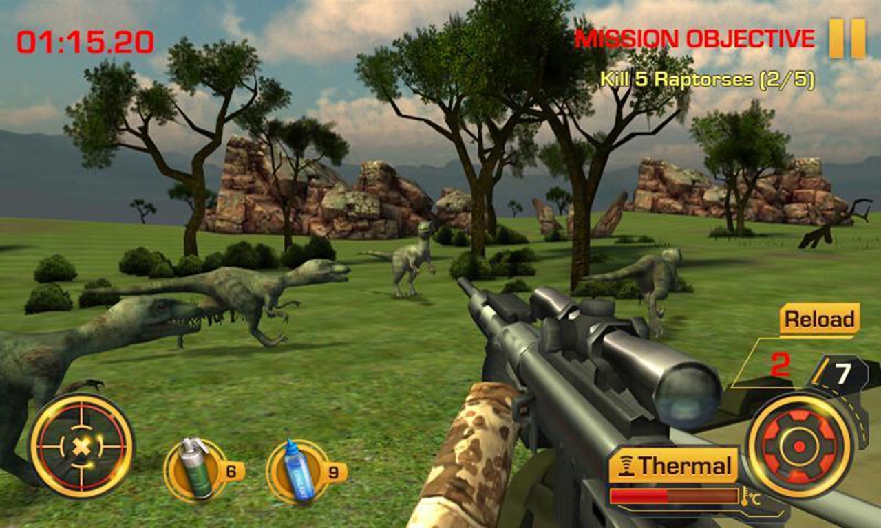 شاشة Wild Hunter 3D 3