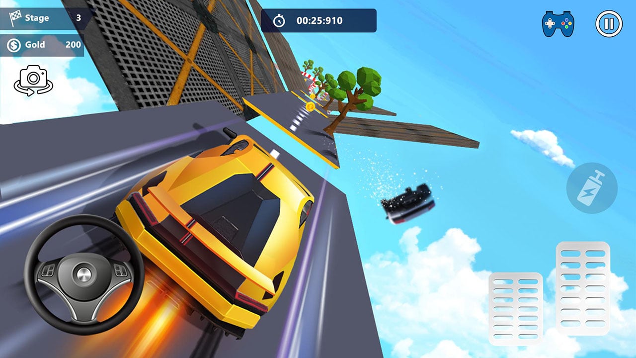 شاشة Car Stunts 3D 1
