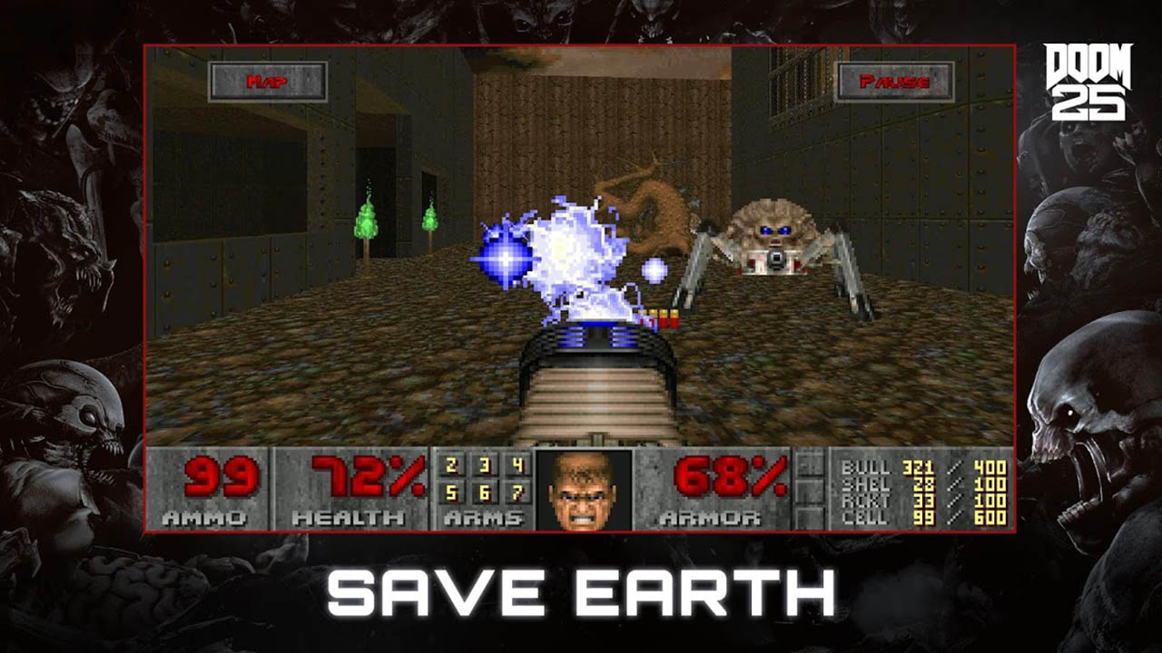 شاشة DOOM II 4