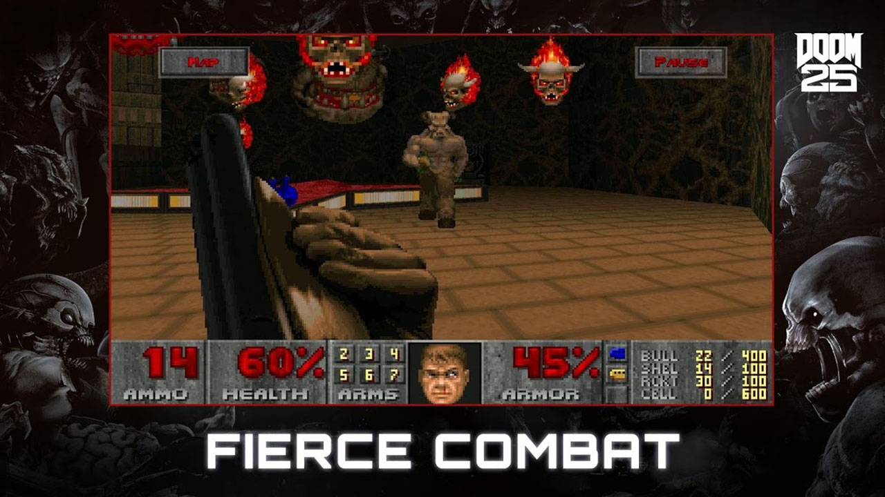 شاشة DOOM II 5