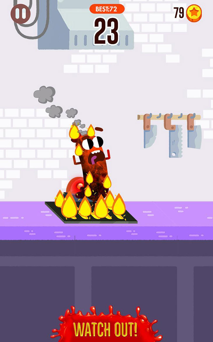 تشغيل لقطة شاشة تشغيل Sausage Run 2