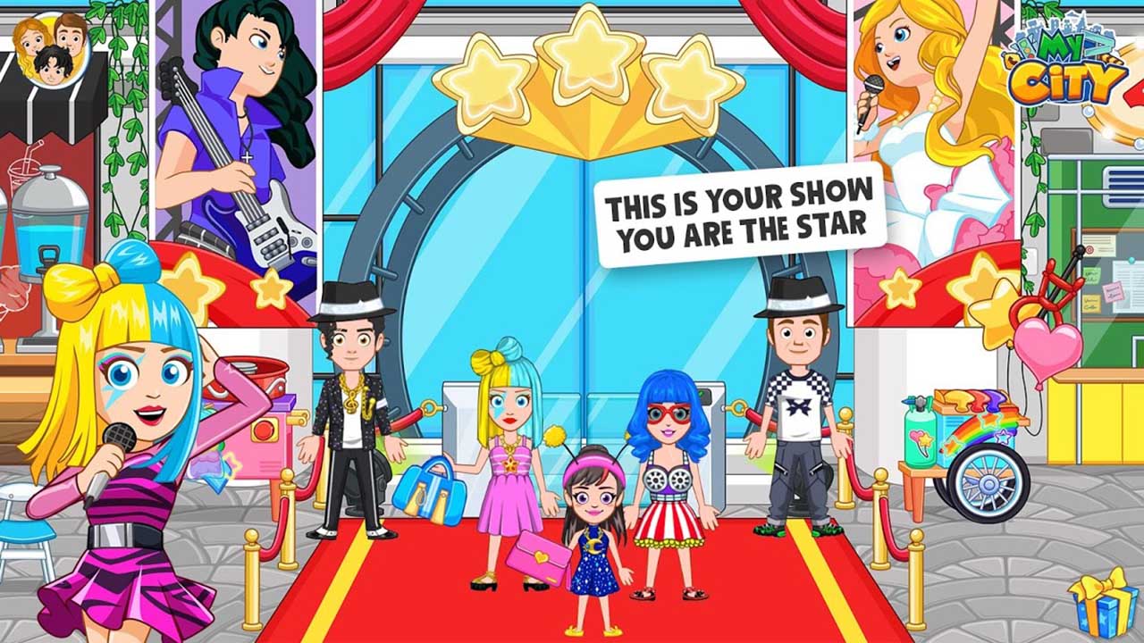 شاشة My City Popstar 1