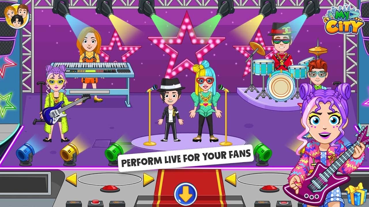 شاشة My City Popstar 2