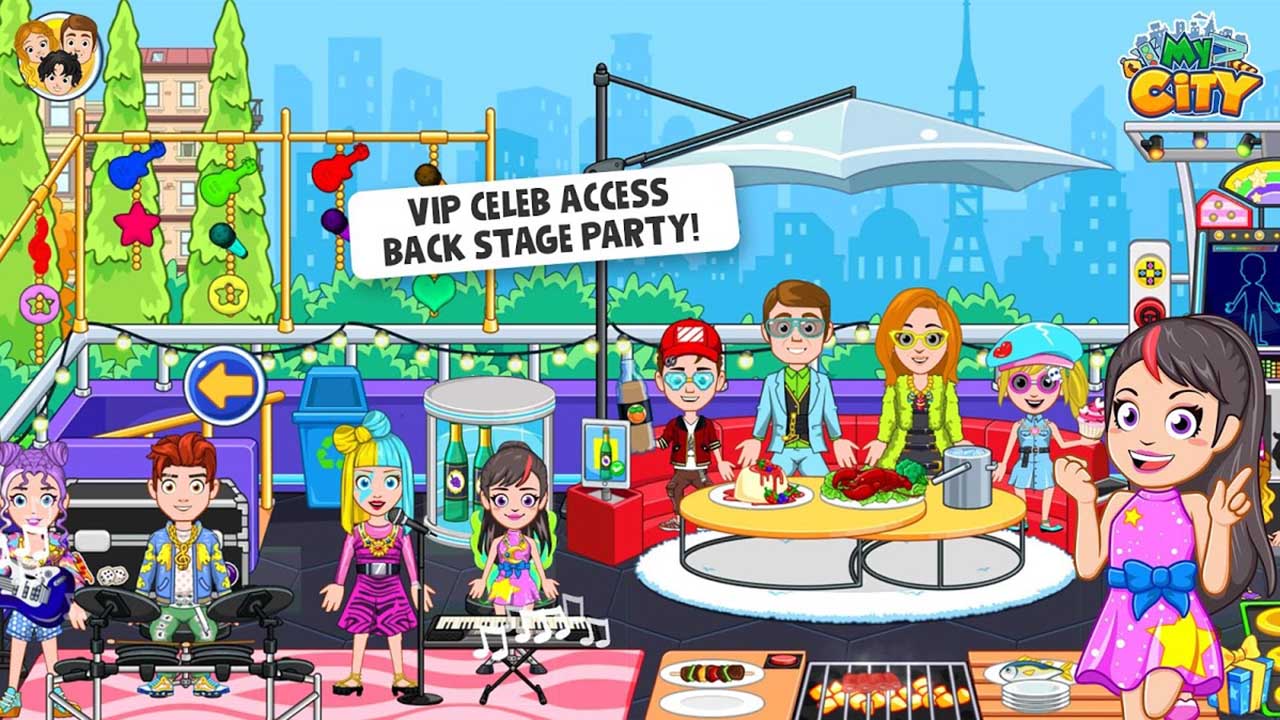 شاشة My City Popstar 4