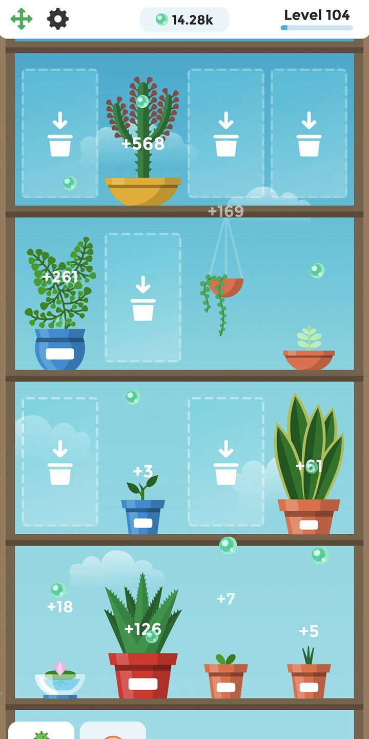 شاشة Terrarium Garden Idle 2