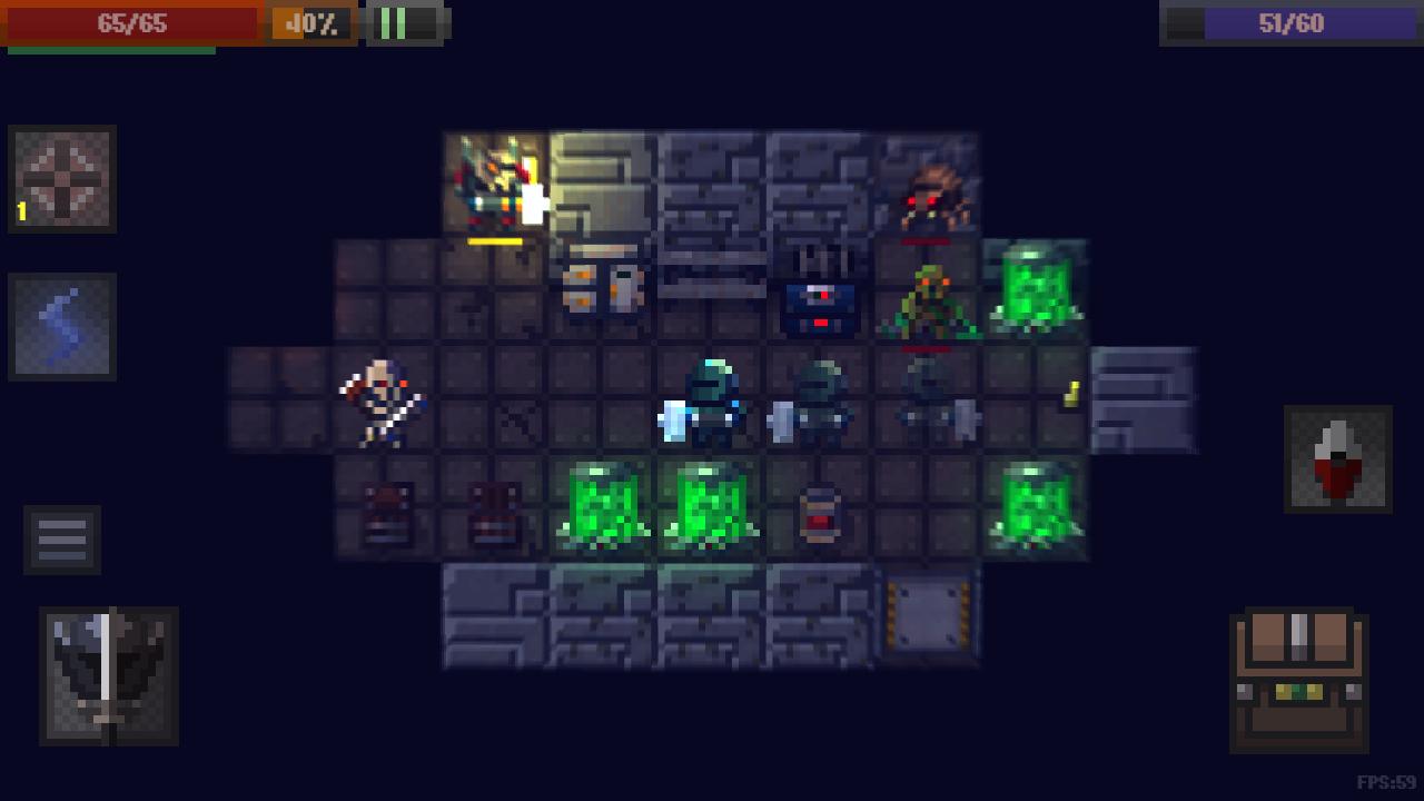 شاشة الكهوف Roguelike 3