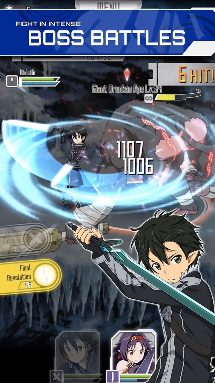 SWORD ART ONLINE Memory Defrag شاشة 0