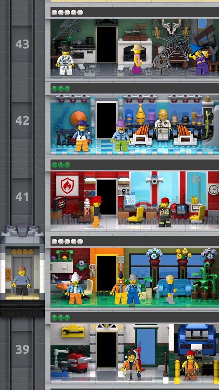 شاشة برج LEGO 4