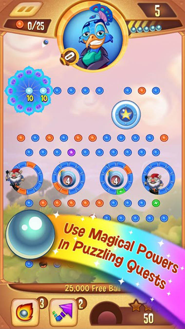 شاشة Peggle Blast 2