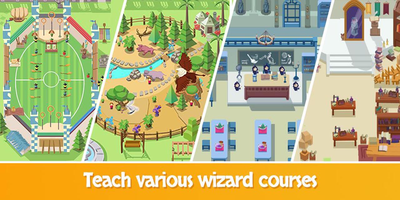 شاشة Idle Wizard School 2