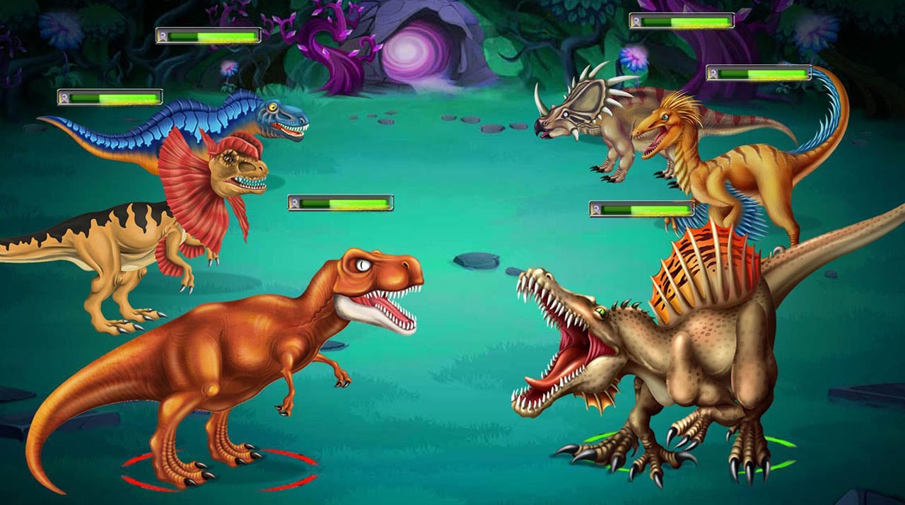 شاشة Dino Battle 2