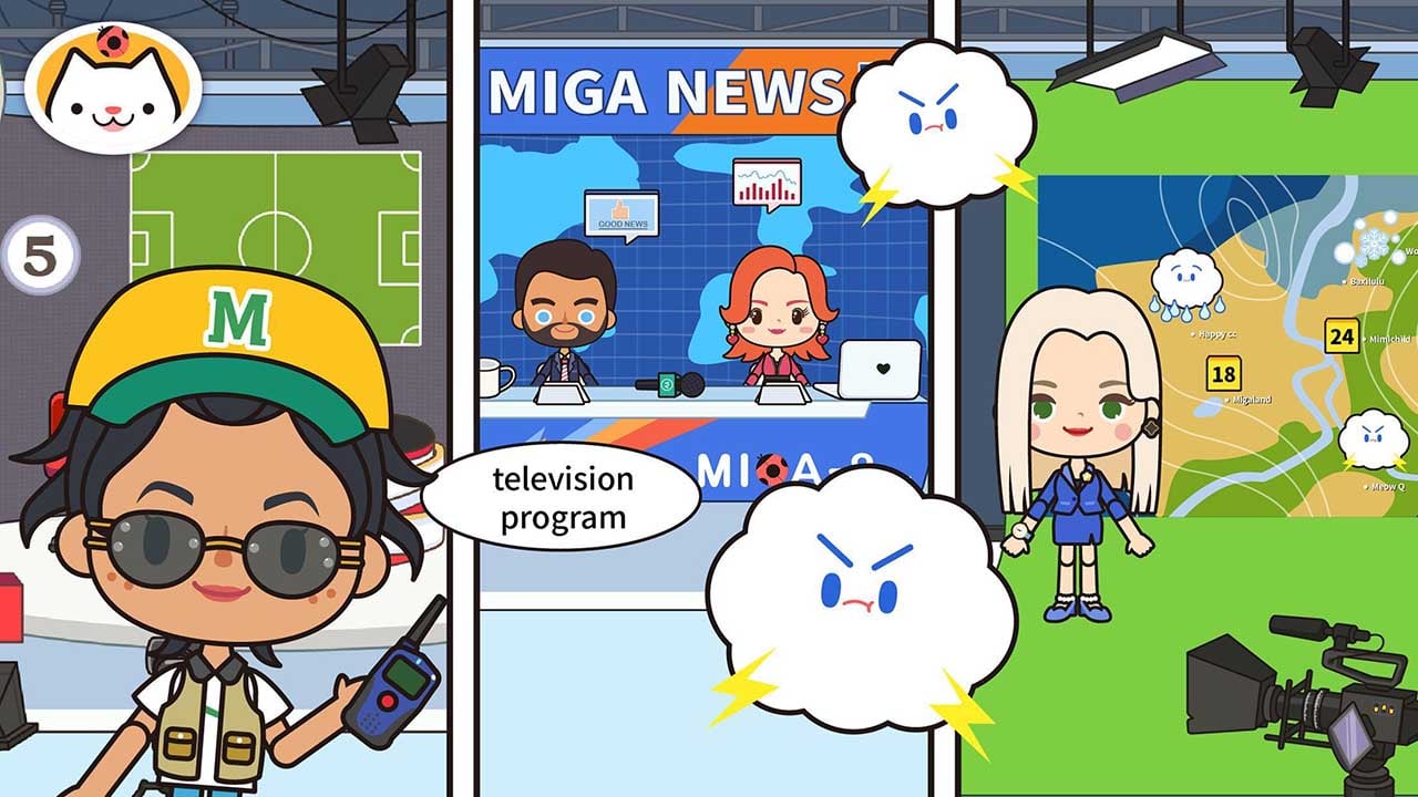 شاشة Miga Town My TV Shows 2