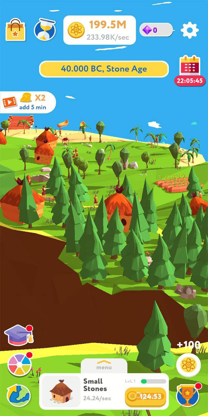 شاشة Evolution Idle Tycoon 5