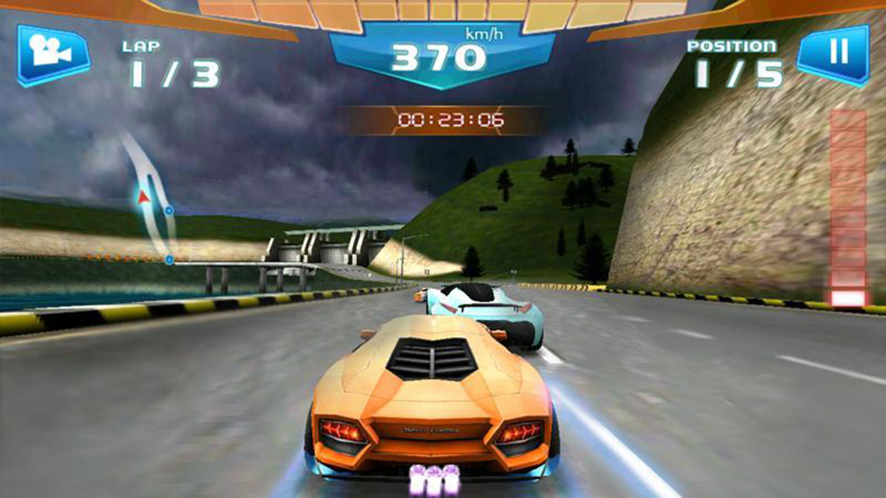 شاشة Fast Racing 3D 0