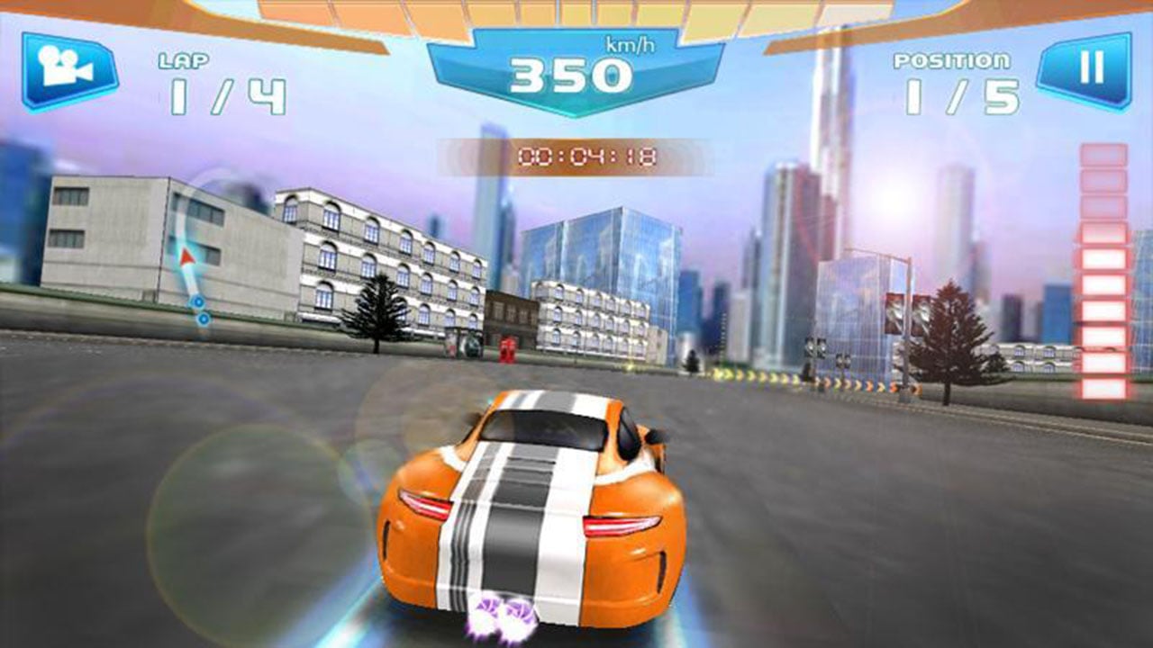 شاشة Fast Racing 3D 2