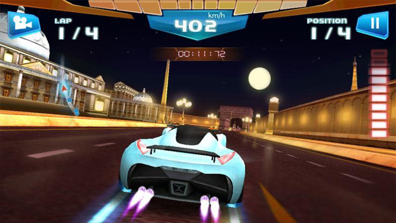 شاشة Fast Racing 3D 3