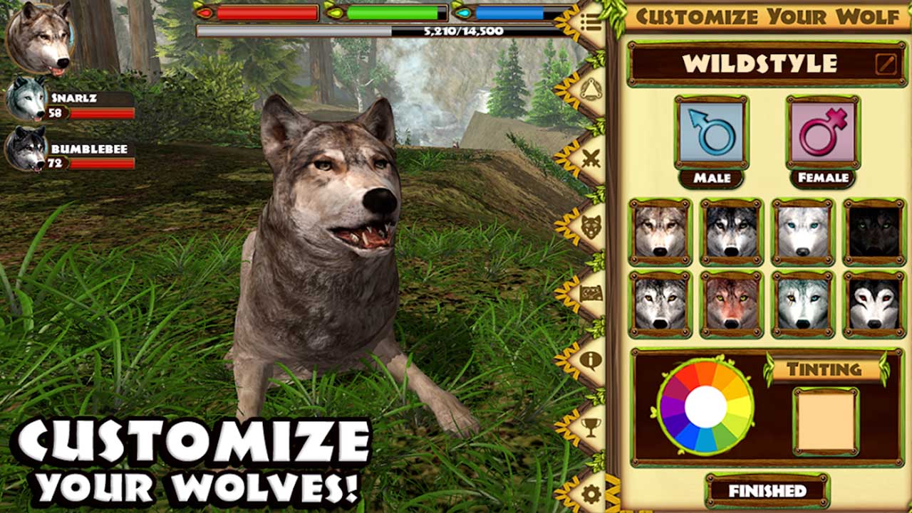 شاشة Ultimate Wolf Simulator 1