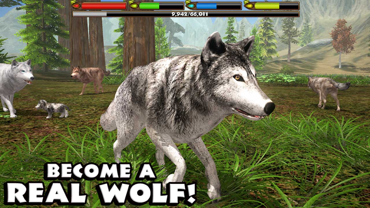 شاشة Ultimate Wolf Simulator 4