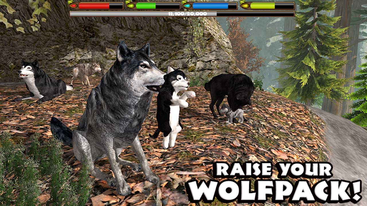 شاشة Ultimate Wolf Simulator 3