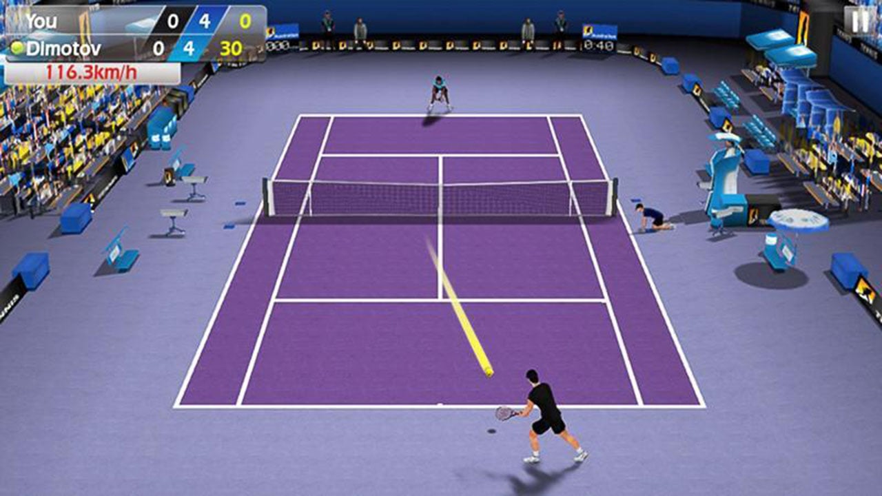 شاشة التنس ثلاثية الأبعاد 3