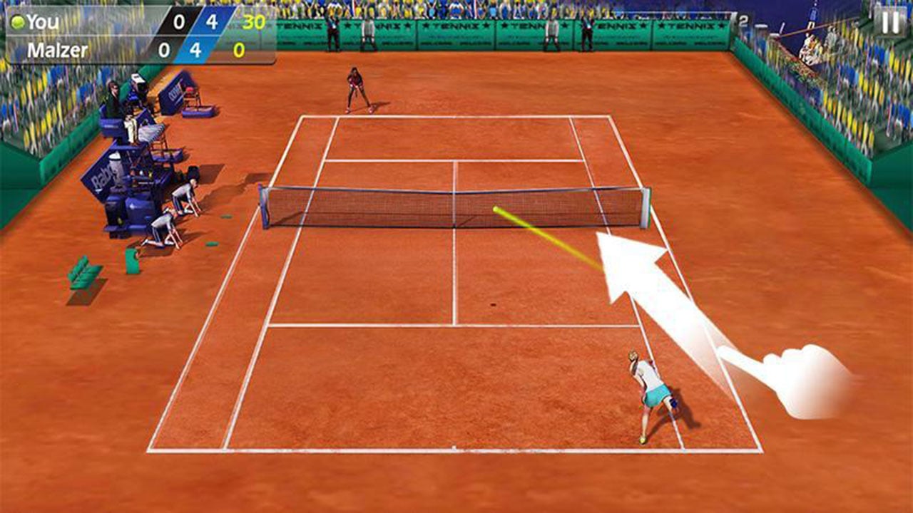 شاشة التنس ثلاثية الأبعاد 2