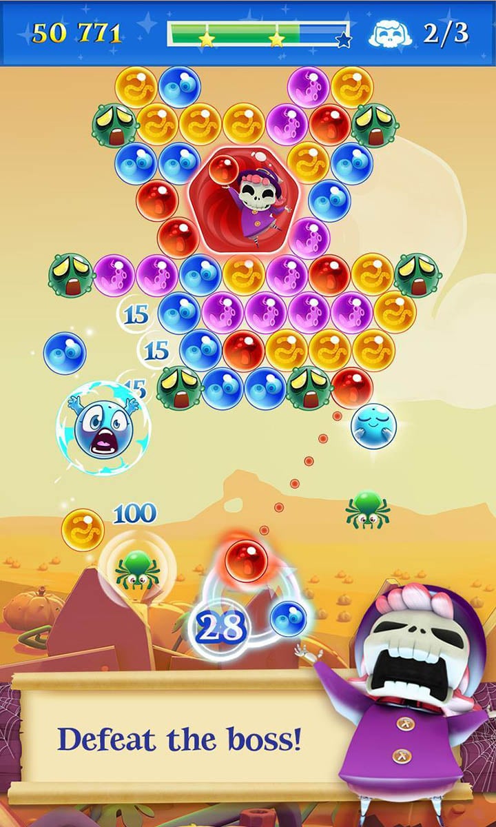 شاشة Bubble Witch 2 Saga 1