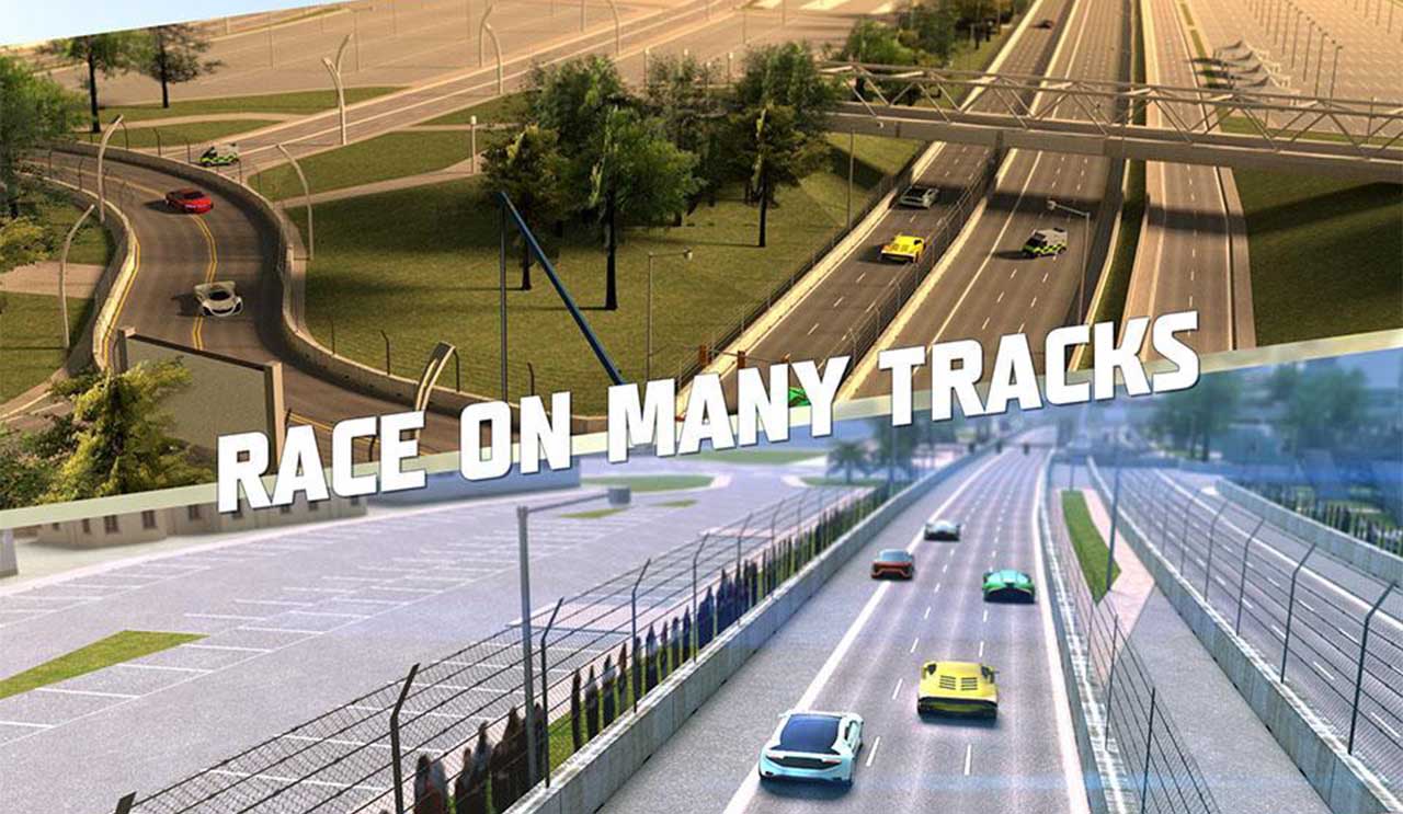 شاشة Racing 3D Speed ​​Real Tracks 1