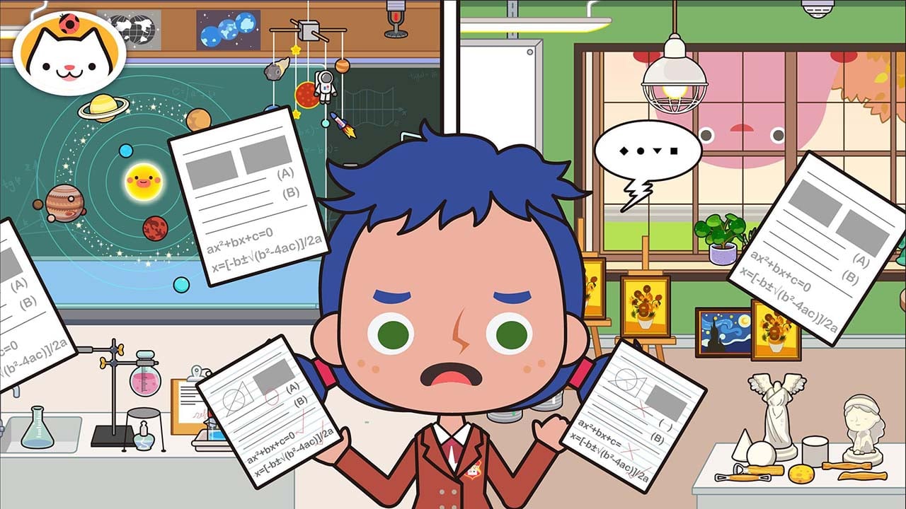 شاشة Miga Town My School 3
