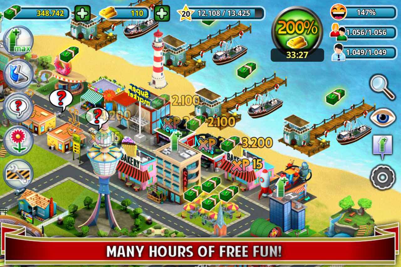 شاشة City Island Builder Tycoon 2