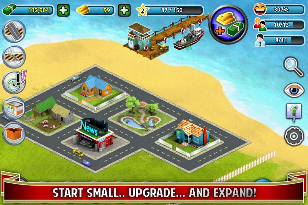 شاشة City Island Builder Tycoon 1