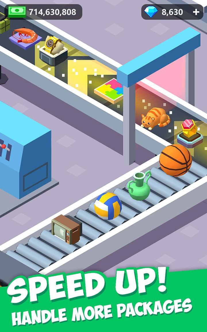 شاشة Idle Courier Tycoon 2