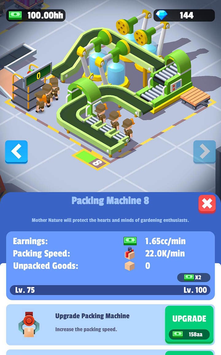 شاشة Idle Courier Tycoon 6