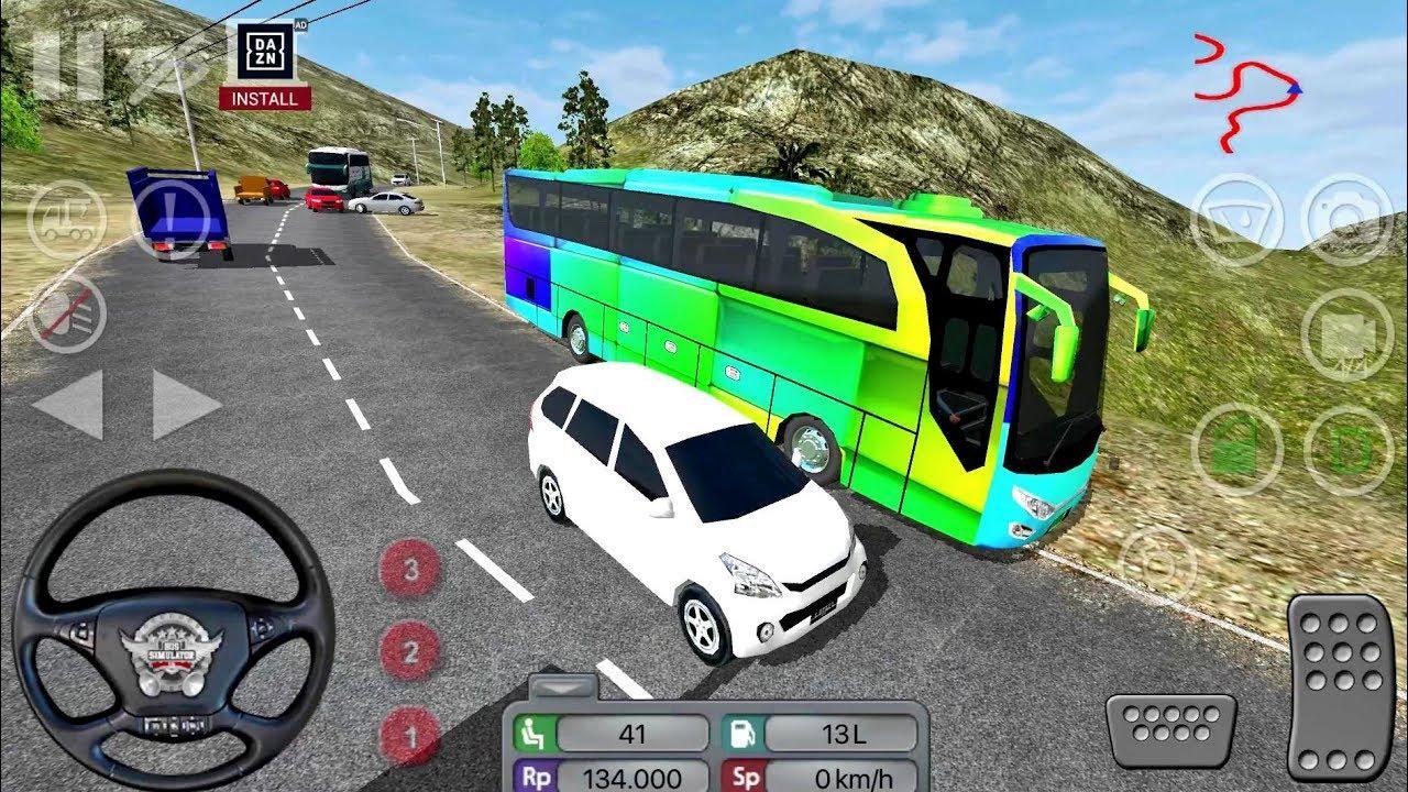 شاشة Sim حافلة عامة لتعليم قيادة السيارات 1