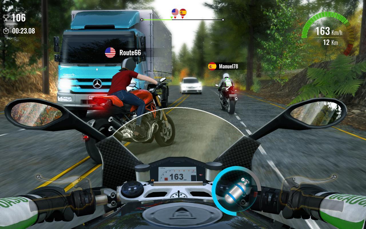 شاشة Moto Traffic Race 2 متعددة اللاعبين 0