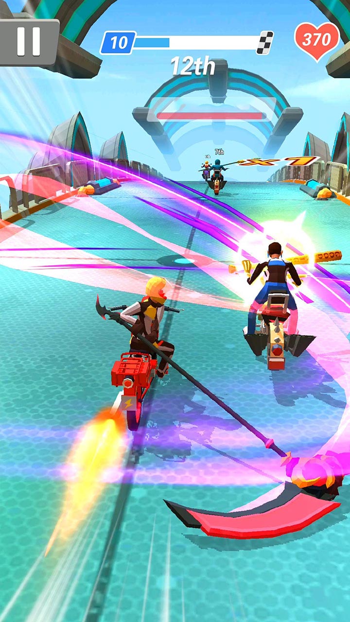 شاشة Racing Smash 3D 2