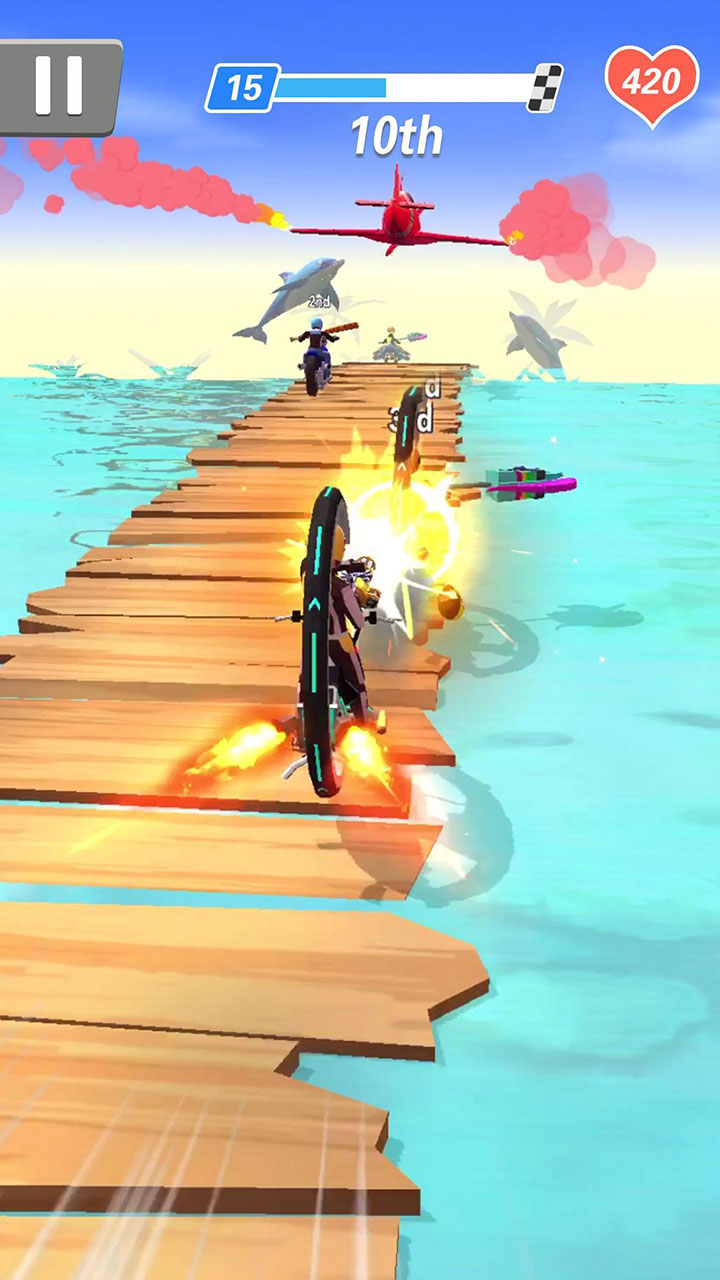 شاشة Racing Smash 3D 3