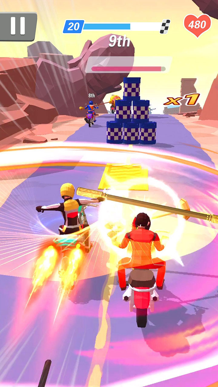 شاشة Racing Smash 3D 4