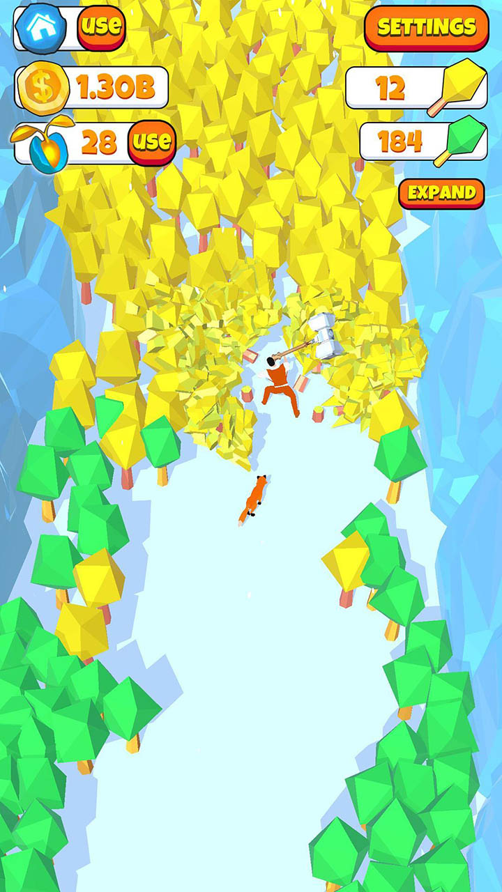 شاشة الخمول Lumberjack 3D 0