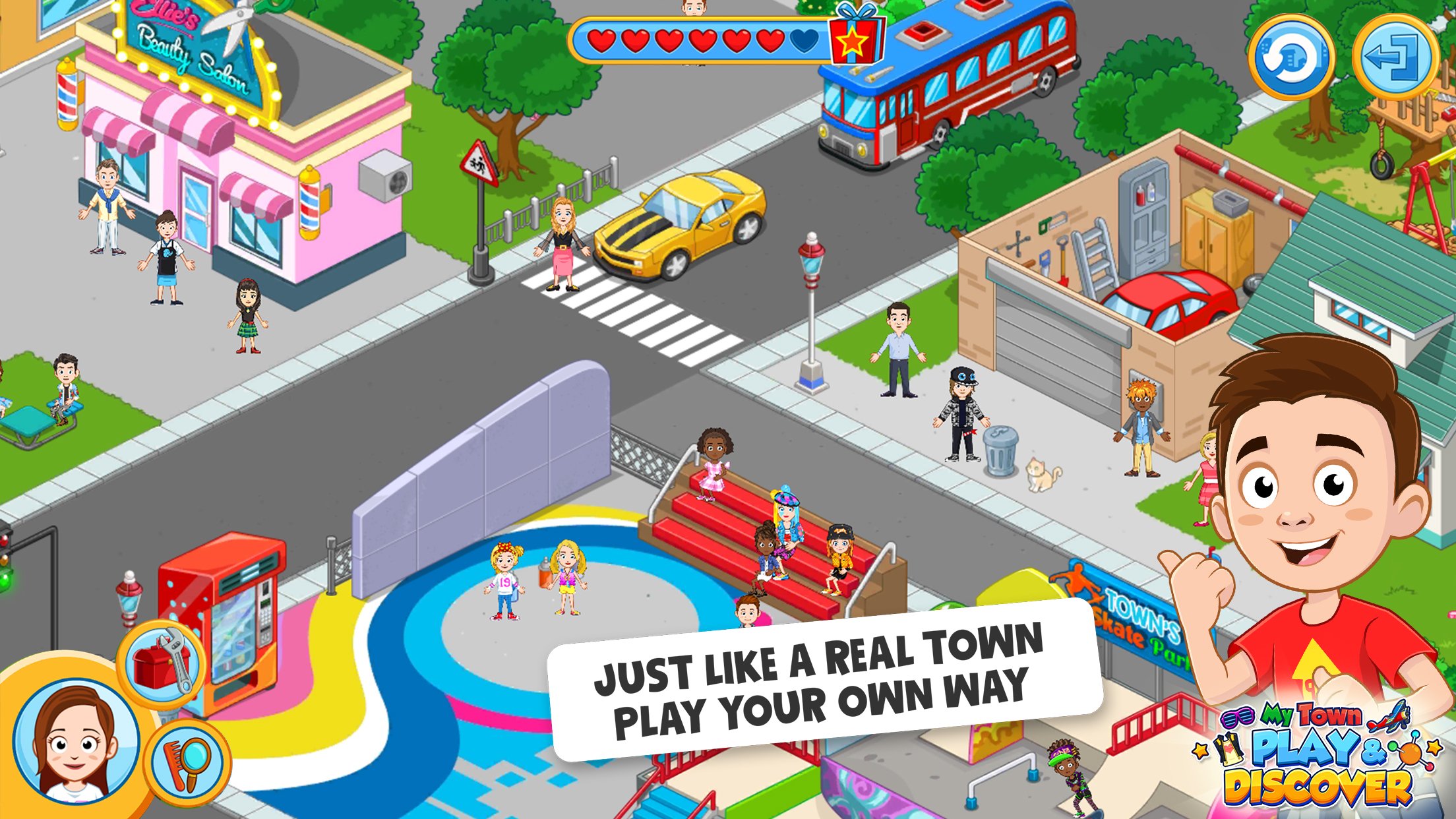 My Town Build a City Life شاشة 1