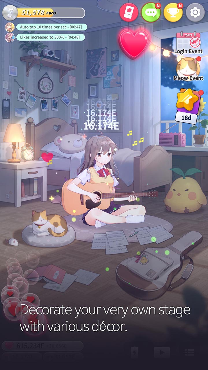 شاشة Guitar Girl 4